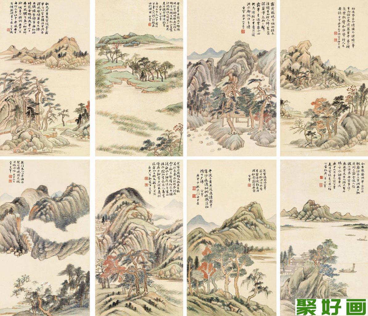 秋兴八景图