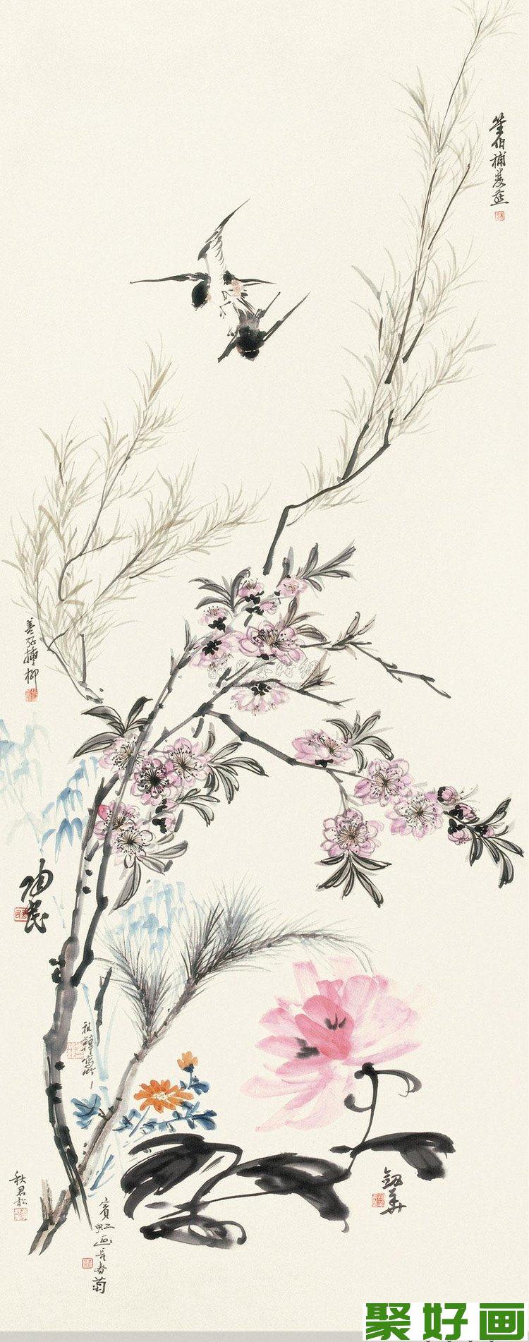 商笙伯花鸟画赏析